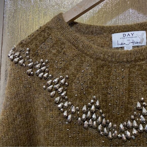 NEW India Hicks Day Birger et Mikkelsen Safari Wool Kid Mohair Sweater - Picture 3 of 7